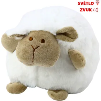 Hračka pro nejmenší Usínáček - ovečka uspávací plyšová s světlem a melodiemi