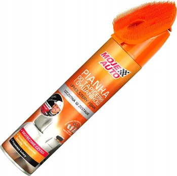 Čisticí prostředek na koerce a čalounění Moje Auto pěna na čištění čalounění s neutralizátorem a kartáčkem 520 ml