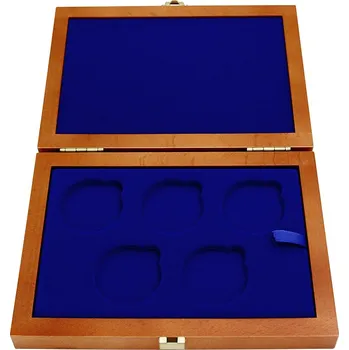 Dřevěná krabička 5 x Ag ČR Slavné dopravní prostředky