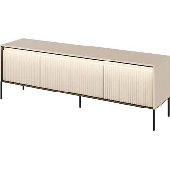 Televizní stolek Televizní stolek 4D s LED 167 IPOLIS písková/černá