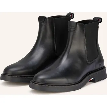 Pánské tenisky Tommy Hilfiger Pánské Chelsea Boty, černá, 40