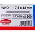 Šroub Klimas Wkręt-met WHO-75042 TX-30 7,5 x 42 mm 200 ks