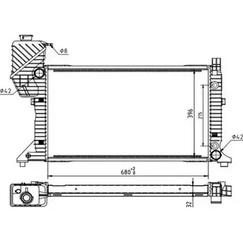 Chladič motoru QWP Chladič vody QWP WRA260