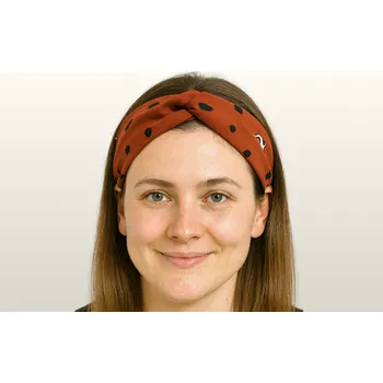 BOHO čelenka kroucená - puntíky a pejsci