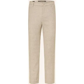 Pánské kalhoty Alberto Pánské Flanelové Chino Kalhoty Rob Slim Fit, krémová...