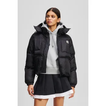 BUNDA KARL LAGERFELD IKON PUFFER JACKET BLACK