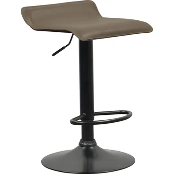 Barová židle Barová židle, šedohnědá Taupe ekokůže, BAILI