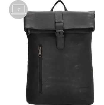 Městský batoh Městský batoh Enrico Benetti Rotterdam 66598 černý 15L - stylový a praktický doplněk, ideální pro každodenní nošení do města, školy i práce | Cooltovka.cz