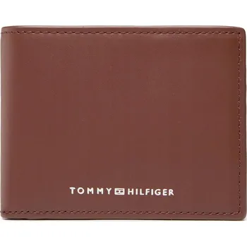 Podprsenka Tommy Hilfiger hnědá kožená peněženka - muž