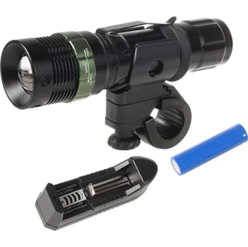 IP kamera SVÍTILNA NA KOLO CREE LED S DRŽÁKEM + NABÍJEČKA