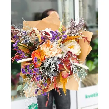 umělá květina Kytice Sušené květy