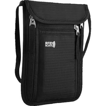 Ledvinka Cestovní pouzdro/taštička na krk KW5924, černé