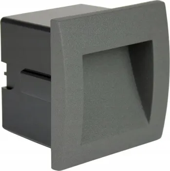 Nástěnné svítidlo Zahradní nástěnné svítidlo Su-ma šedé s integrovaným LED zdrojem o výkonu 1,5 W