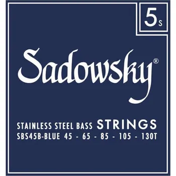 Struna pro kytaru a smyčcový nástroj Sadowsky Blue Label SBS-45B Struny pro 5-strunnou baskytaru