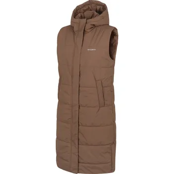 Dámská casual bunda Husky Dámská hardshell vesta Nilo L S, brown
