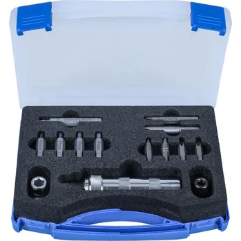 Šroubovák CONDOR WERKZEUG CONDOR Šroubovák úderový rázový 1/2", bity 5/16" PL - PH - Inbus - Torx, adaptér, sada 14