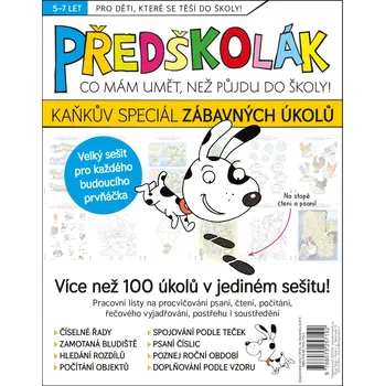 Předškolák speciál – Kaňkův speciál zábavných úkolů