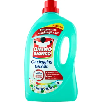 Prací gel Omino Bianco jemný bělící prostředek bílé pižmo (candeggina delicata Mushio Bianco) 2l