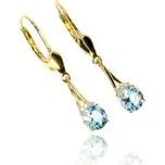 Zlatnictví Helios Náušnice s Topazem B48965