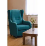 Falco Relaxační křeslo ušák René Aston 12 denim