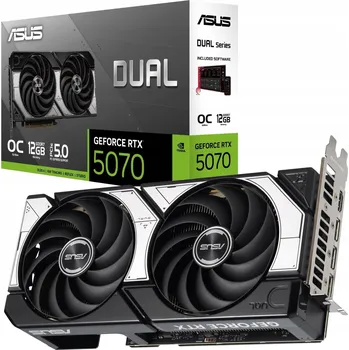 Grafická karta Grafická karta ASUS DUAL GeForce RTX 5070 12 GB OC GDDR7 DLSS 4