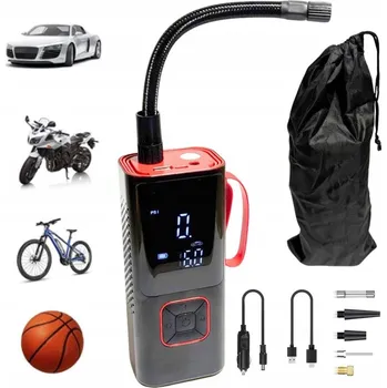 pumpička ELEKTRICKÁ PUMPA NA KOLO PŘENOSNÁ KOMPRESOR silná AUTOMOBILOVÁ