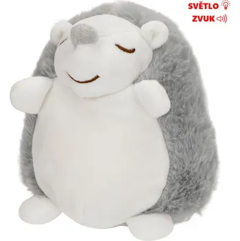 Hračka pro nejmenší Usínáček - ježek uspávací plyšový s světlem a melodiemi