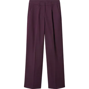 Dámské kalhoty esmara® Dámské kalhoty se širokými nohavicemi (lila fialová, 42)