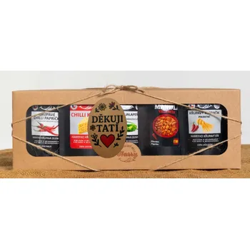 Dárková krabička Křupavý Pikantní MIX 5ks děkuji tati (Křupavý Pikantní MIX 5ks děkuji tati)