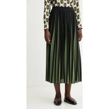 Dámská sukně Sukně Weekend Max Mara BORA zelená barva, maxi, áčková, 2525106082600 77X, vel. L