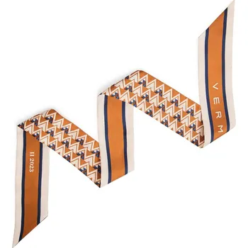 Šátek ŠÁTEK VERMONT BANDEAU DARK BROWN