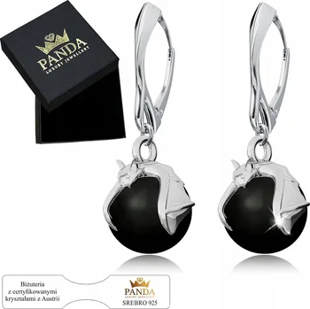 Náušnice Stříbrné Náušnice Netopýři Visací Dárek Pro Ženy Svátek Narozeniny 925