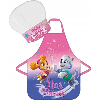 Kuchyňská zástěra KUCHYŇSKÁ ZÁSTĚRA S KUCHAŘSKOU ČEPICÍ Tlapková patrola