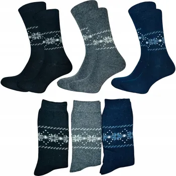 Pánské ponožky Takže Ponožky z angorské vlny, vícebarevné, velikost 40-43