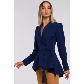 Dámské sako Dámské sako MOE M529 NAVY BLUE M