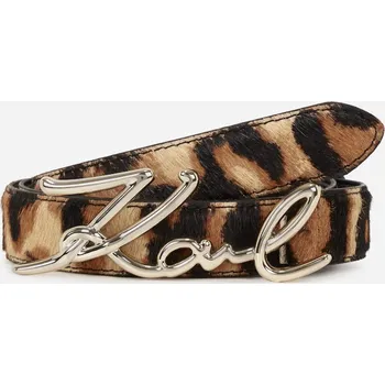 Módní doplněk OPASEK KARL LAGERFELD K/SIGNATURE LEOPARD H2.5 BELT LEOPARD