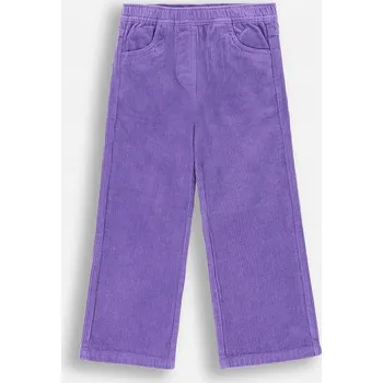 Dívčí fialové manšestrové kalhoty velikost 104 Coccodrillo ZC4