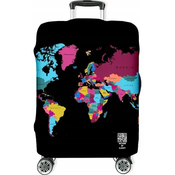 Ochranný Obal na kufr, Pouzdro velikosti L s celoplošným potiskem W3 Mapa