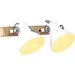 zahrada-XL Industriální nástěnné svítidlo bílé 45 x 25 cm E27 320518