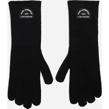 Rukavice RUKAVICE KARL LAGERFELD K/RSG FF GLOVE BLACK