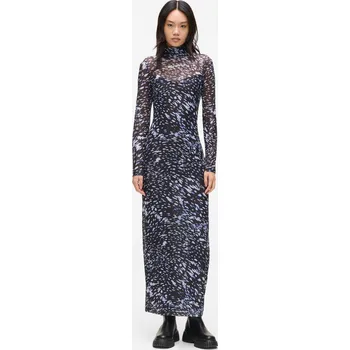 Dámské šaty ŠATY KARL LAGERFELD JEANS KLJ LS MESH LIGHTS AOP DRESS DIGITAL LIGHT AOP