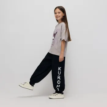 Dětská móda Reserved - Teplákové kalhoty Kuromi - černý - 995FF-99X - 995FF-99X-134