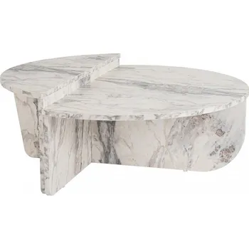 Konferenční stolek Orion dvoudílný konferenční stolek, freesia mramor