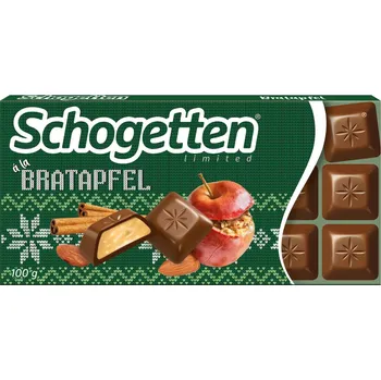 Čokoláda Schogetten mléčná čokoláda à la pečená jablka 100g