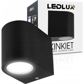 Nástěnné svítidlo Venkovní nástěnné svítidlo LEDLUX černé GU10 0 W