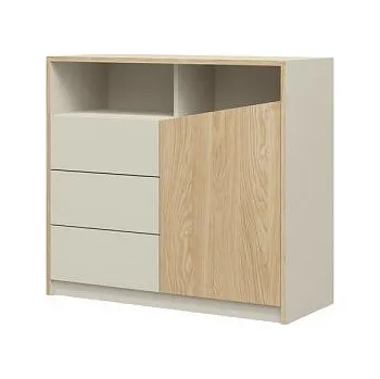 Komoda Falco Komoda Asim R5 dub/šedobéžová