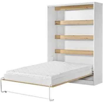 Postel PRESTIGE NEW - PION SKLOPNÁ POSTEL Š. 140 SE SKŘÍNÍ+lamelový rošt, lamino bílá /DUB ARTISAN/úchyt ČERNÁ (PERFECT 140 PION -polkotapczan=5balíků)(DM) (K150-E) NOVINKA