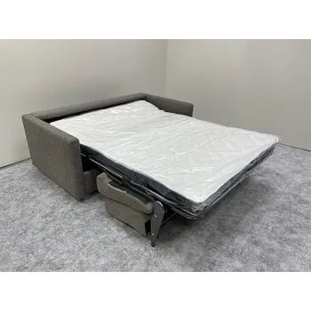 Pohovka GRENADA 140 (Grand 140) - pohovka rozkládací na denní spaní - BELGICKÝ ROZKLAD - látka světle šedá SS20 - kolekce \"FN\" (K250-Z)