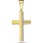 JVD Dámský zlatý přívěsek se zirkony z bílého zlata ryz. 585/1000 ZP0400XJ71-1700