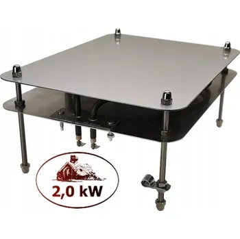 Průmyslové topidlo Topné těleso s deflektorem pro udírny a sušárny o výkonu 2,0 kW 2000 W